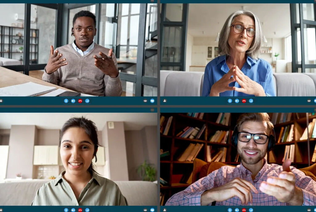Virtual paralegals in a video conference